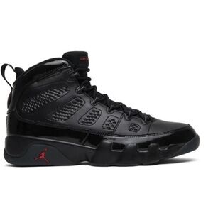 Air Jordan 9 Black Red Sneakers High-Top